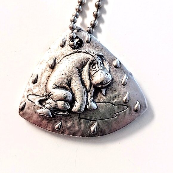 DISNEY (Winnie the Pooh) EEYORE Embroidered Glasses Case, Key Chain, Pencil SET - Picture 10 of 16